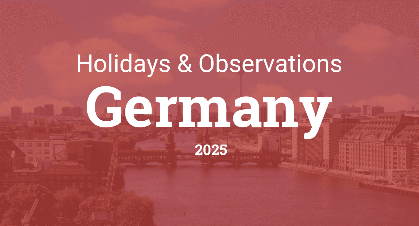 Public German Holidays in 2025