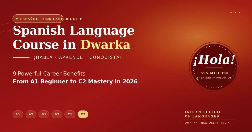 "Spanish Language Course in Dwarka 2026 guide by Indian School of Languages"